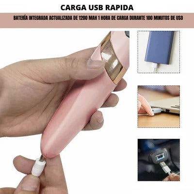 Removedor Callos Eléctrico Recargable: Pies de spa desde casa