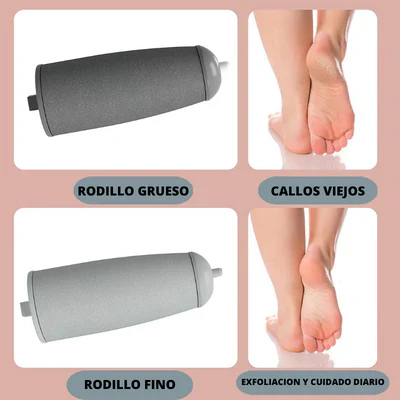 Removedor Callos Eléctrico Recargable: Pies de spa desde casa