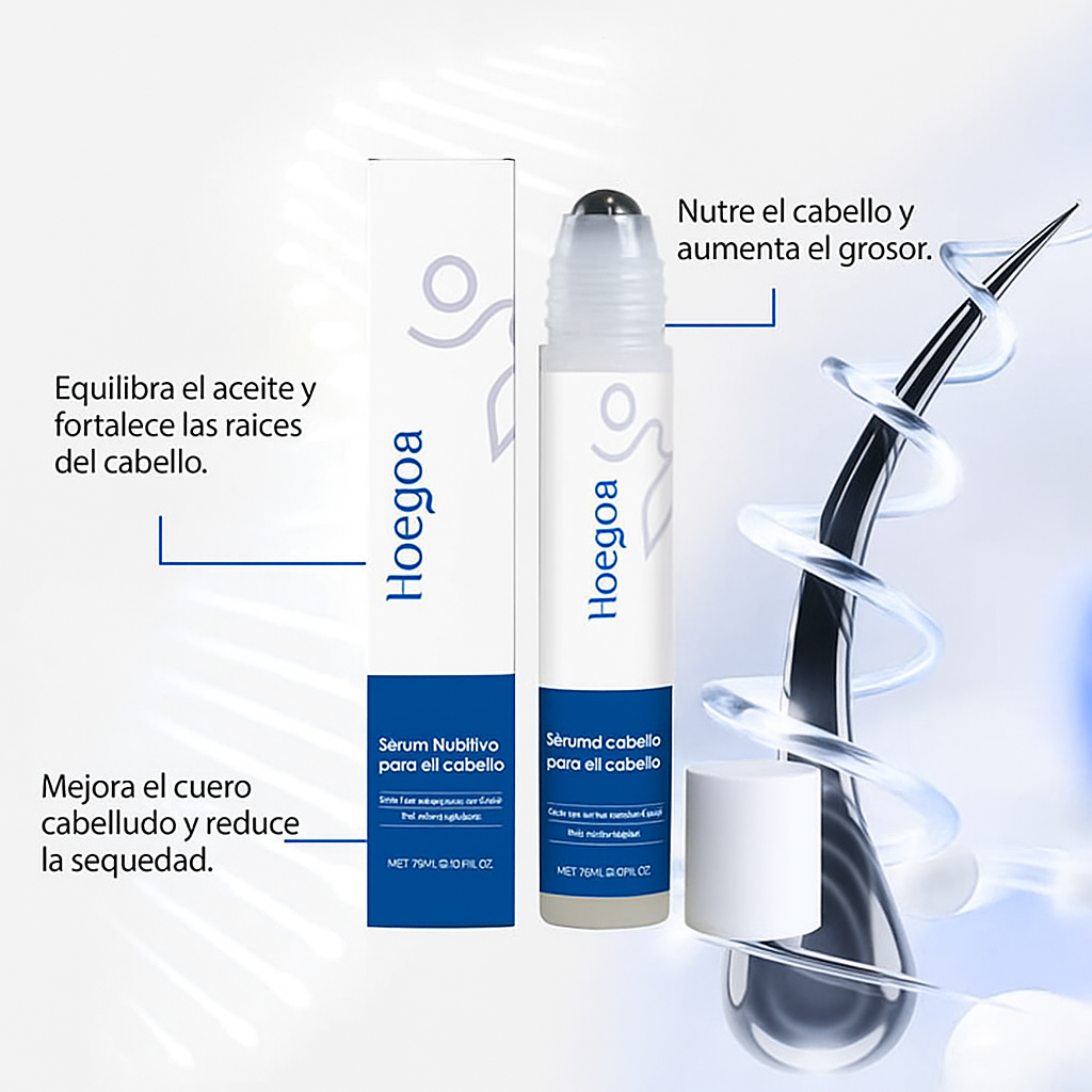 HOEGOA: SERUM EN ROLL-ON PARA ACTIVAR EL CRECIMIENTO DEL CABELLO