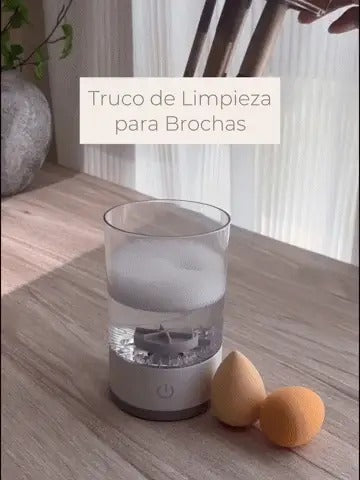 BrushClean Pro: Limpiador Eléctrico de Brochas de Maquillaje