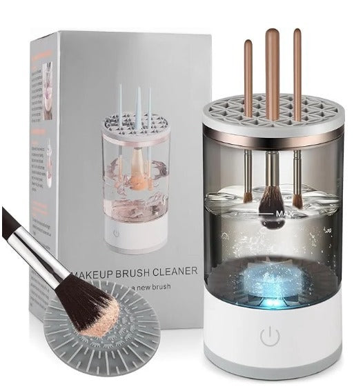 BrushClean Pro: Limpiador Eléctrico de Brochas de Maquillaje