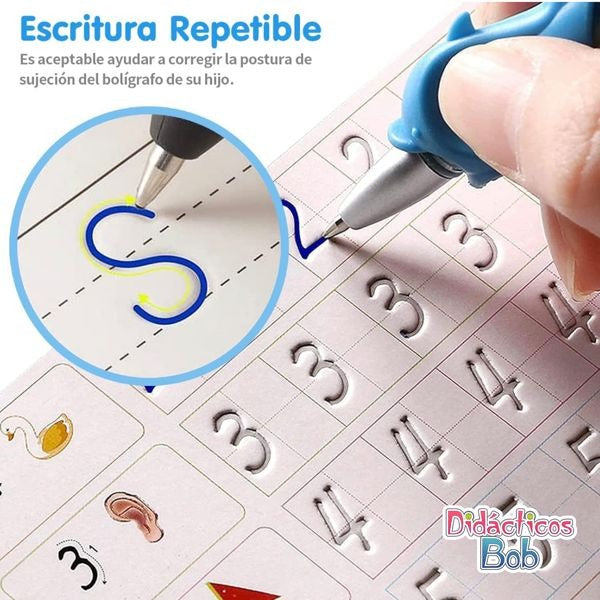 Cuaderno Magico Caligrafia X4✍️