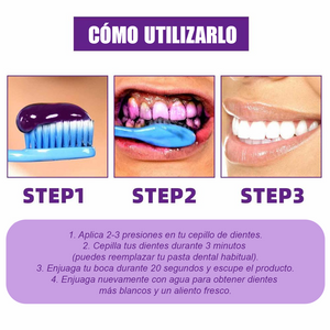 Crema Morada Blanqueadora Hismile  !Pocas Unidades¡