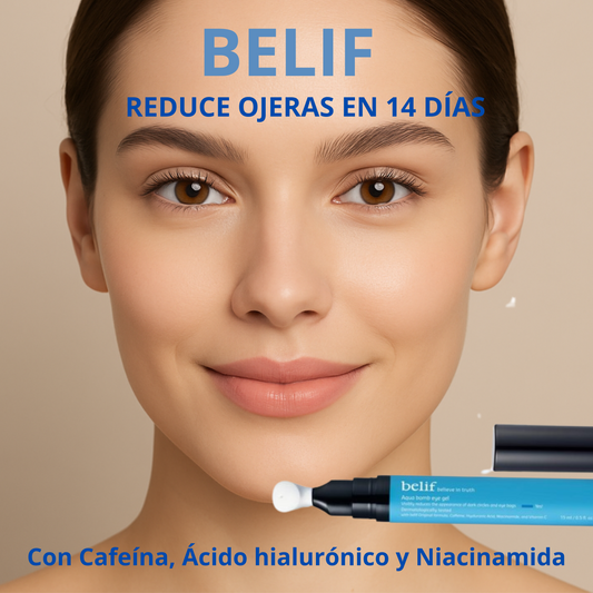 BELIF: DILE ADIOS A LAS OJERAS OBTEN EL PODER DEL SKINCARE COREANO
