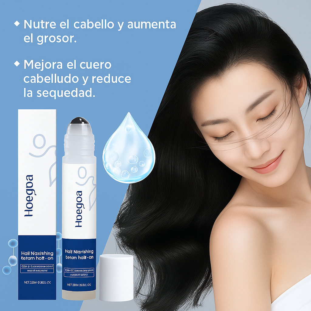 HOEGOA: SERUM EN ROLL-ON PARA ACTIVAR EL CRECIMIENTO DEL CABELLO