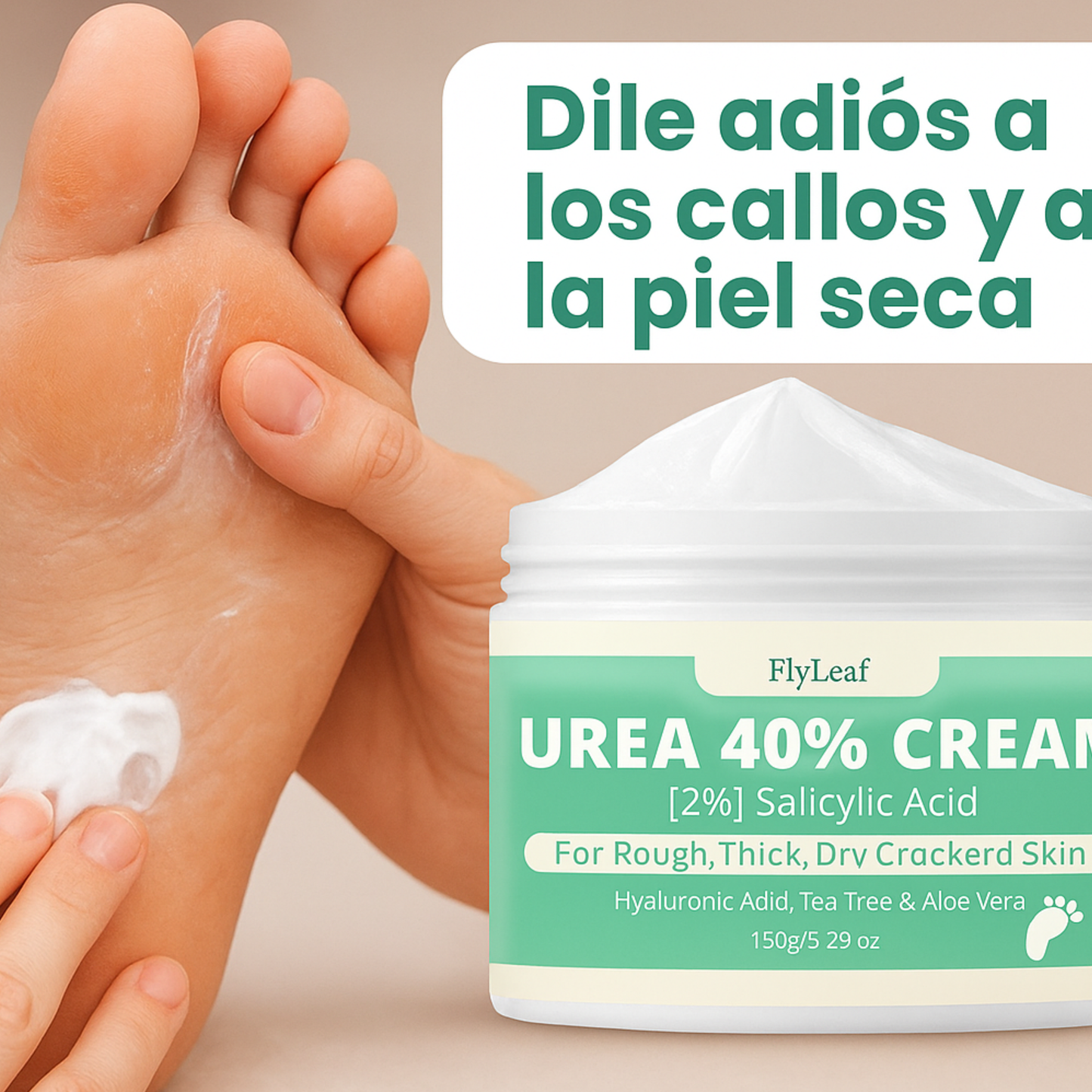 Crema Urea: Formulación recomendada por dermatólogos al 40 % de grado profesional