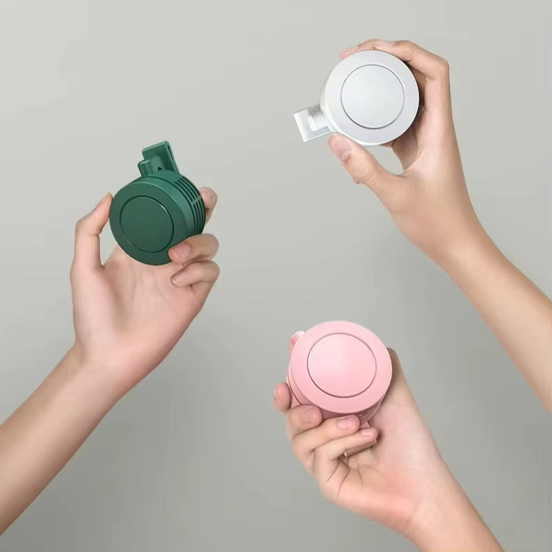 🥵Mini Ventilador Portatil:¡Descubre el poder de refrescarte en movimiento, sin aspas y sin ruido!