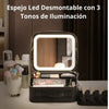 Estuche De Maquillaje Con Espejo Led