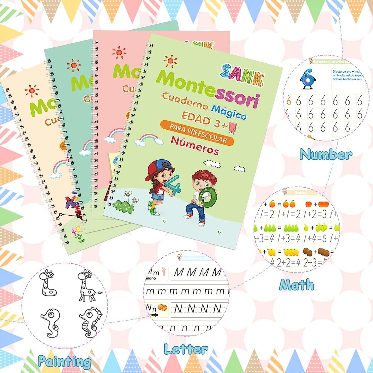 Cuaderno Magico Caligrafia X4✍️