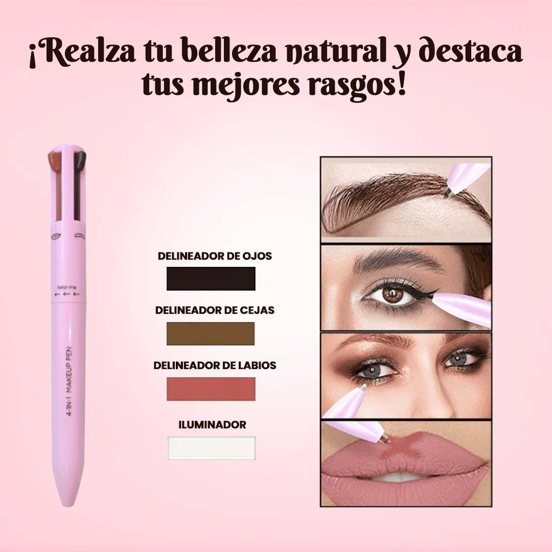 Lápiz De Maquillaje 4 En 1💄✨