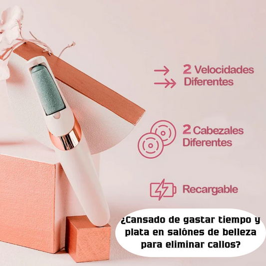 Removedor Callos Eléctrico Recargable: Pies de spa desde casa