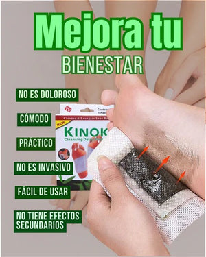 Parches Detox Revitalizantes Kinoki